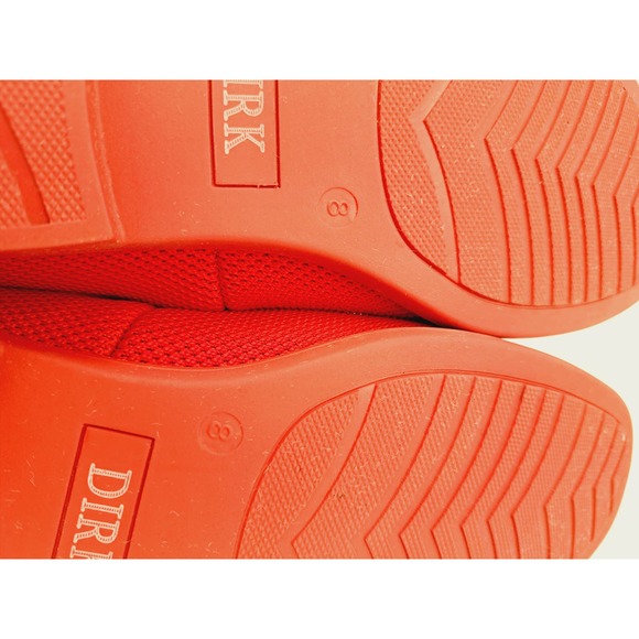 Dirk Red Mens Mesh Comfort Slip On Dress Casual Prom Dance Non Slip Loafers 8 - Picture 5 of 9